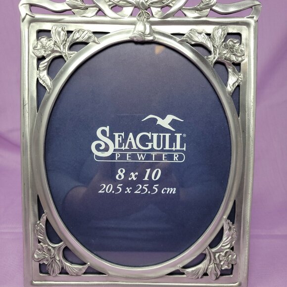 Seagull Pewter June 8 x 10 Picture Frame PF310 S - Picture 1 of 3